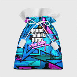 Мешок для подарков GTA vice city steel grafity, цвет: 3D-принт