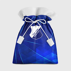 Мешок для подарков Hoffenheim blue poly, цвет: 3D-принт