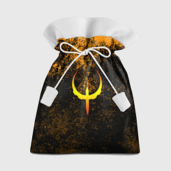 Мешок для подарков Quake краски брызги оранжевый, цвет: 3D-принт