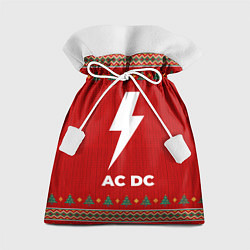 Мешок для подарков AC DC new year, цвет: 3D-принт