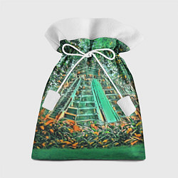 Мешок для подарков Башня в джунглях, цвет: 3D-принт