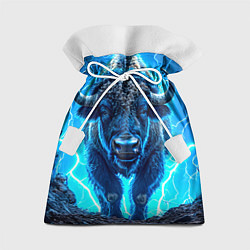 Мешок для подарков Буйвол в разряде молнии, цвет: 3D-принт