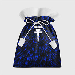 Мешок для подарков Tokio Hotel blue energy, цвет: 3D-принт