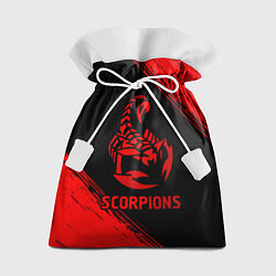 Мешок для подарков Scorpions - red gradient, цвет: 3D-принт
