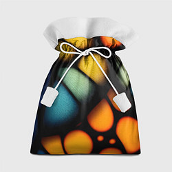 Мешок для подарков Абстракция крыла бабочки, цвет: 3D-принт