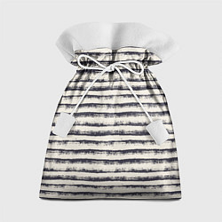 Мешок для подарков Тёмные полосы на светлом, цвет: 3D-принт
