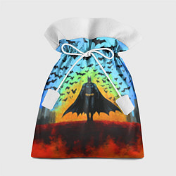 Мешок для подарков Бэтмен и летучие мыши, цвет: 3D-принт