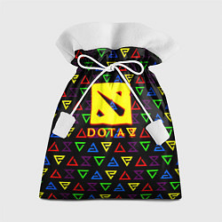 Мешок для подарков Dota pattern witcher, цвет: 3D-принт