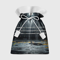 Мешок для подарков Черный ринг, цвет: 3D-принт