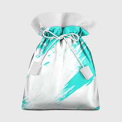 Подарочный мешок Color white light blue