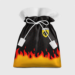 Мешок для подарков AEK fire hexagon, цвет: 3D-принт