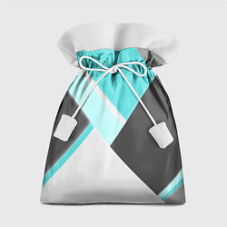 Мешок для подарков Color black blue, цвет: 3D-принт