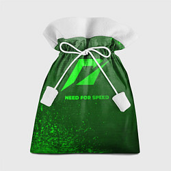 Подарочный мешок Need for Speed - green gradient