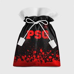 Мешок для подарков PSG - red gradient посередине, цвет: 3D-принт