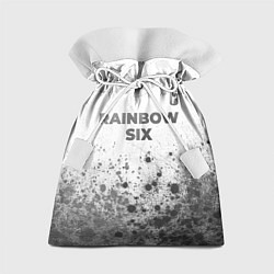 Мешок для подарков Rainbow Six - white gradient посередине, цвет: 3D-принт