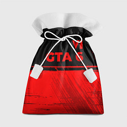 Мешок для подарков GTA 6 - red gradient посередине, цвет: 3D-принт