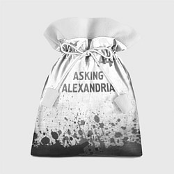 Мешок для подарков Asking Alexandria - white gradient посередине, цвет: 3D-принт