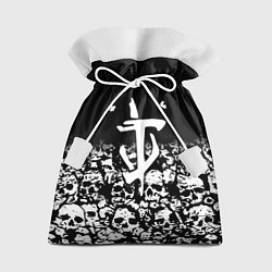 Мешок для подарков Doom черепа, цвет: 3D-принт
