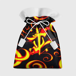 Мешок для подарков Doom dragon steel fire, цвет: 3D-принт