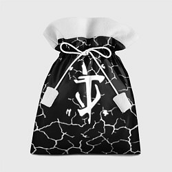 Мешок для подарков Doom трещины текстура, цвет: 3D-принт