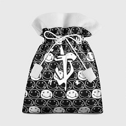 Мешок для подарков Doom x nirvana pattern, цвет: 3D-принт