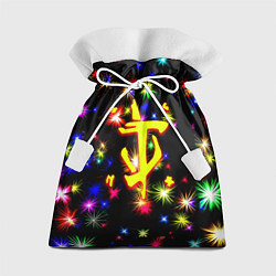 Мешок для подарков Doom новогодние искры, цвет: 3D-принт