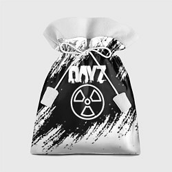 Мешок для подарков Dayz белые краски лого, цвет: 3D-принт
