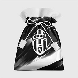 Подарочный мешок Juventus geometry stripes black