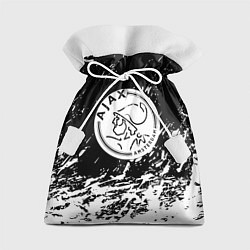 Мешок для подарков Ajax белые краски всплеск, цвет: 3D-принт