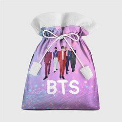 Подарочный мешок BTS фон нежный боке