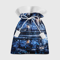 Мешок для подарков Новогодняя ночная Москва, цвет: 3D-принт