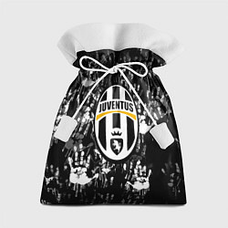 Мешок для подарков Ювентус текстура руки краски, цвет: 3D-принт