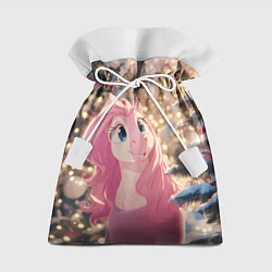 Мешок для подарков Удивленная лошадка - Новый год, цвет: 3D-принт