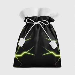 Мешок для подарков Color green black, цвет: 3D-принт