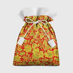 Мешок для подарков Хохлома, цвет: 3D-принт