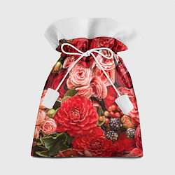 Мешок для подарков Ассорти из цветов, цвет: 3D-принт