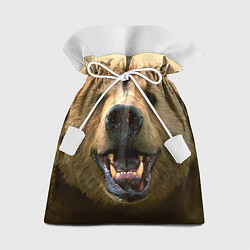 Мешок для подарков Взгляд медведя, цвет: 3D-принт