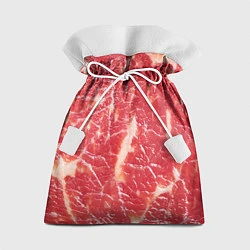 Мешок для подарков Мясо, цвет: 3D-принт