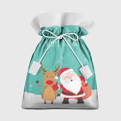 Мешок для подарков Merry Christmas, цвет: 3D-принт