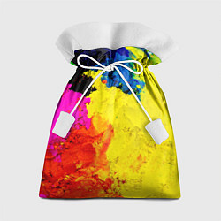 Мешок для подарков Индуистский фестиваль красок, цвет: 3D-принт