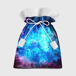 Мешок для подарков Голубая вселенная, цвет: 3D-принт