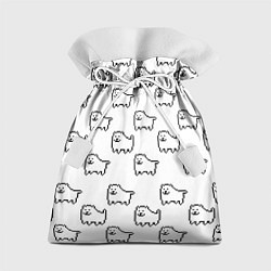 Мешок для подарков Undertale Annoying dog white, цвет: 3D-принт