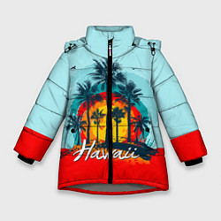 Куртка зимняя для девочки HAWAII 6, цвет: 3D-светло-серый