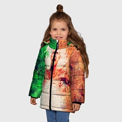 Куртка зимняя для девочки Conor McGregor: Ireland, цвет: 3D-черный — фото 2