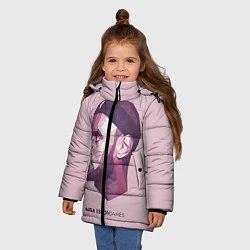 Куртка зимняя для девочки LeBron James: Poly Violet, цвет: 3D-черный — фото 2