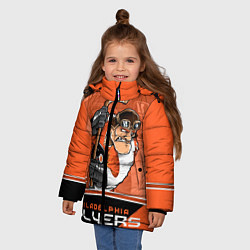 Куртка зимняя для девочки Philadelphia Flyers, цвет: 3D-черный — фото 2