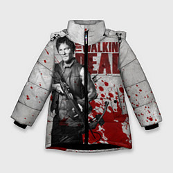 Куртка зимняя для девочки Walking Dead: Deryl Dixon, цвет: 3D-черный