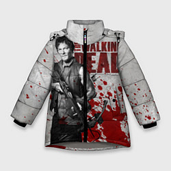 Куртка зимняя для девочки Walking Dead: Deryl Dixon, цвет: 3D-светло-серый