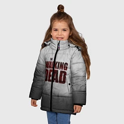 Куртка зимняя для девочки The Walking Dead, цвет: 3D-светло-серый — фото 2
