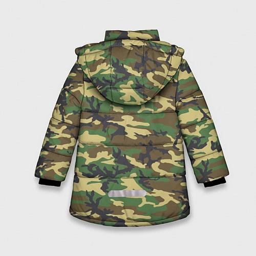 Зимняя куртка для девочки Blackhawks Camouflage / 3D-Светло-серый – фото 2